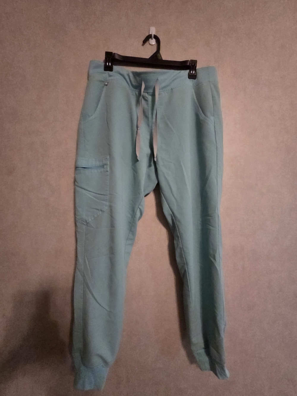 Figs Light Teal Drawstring Joggers